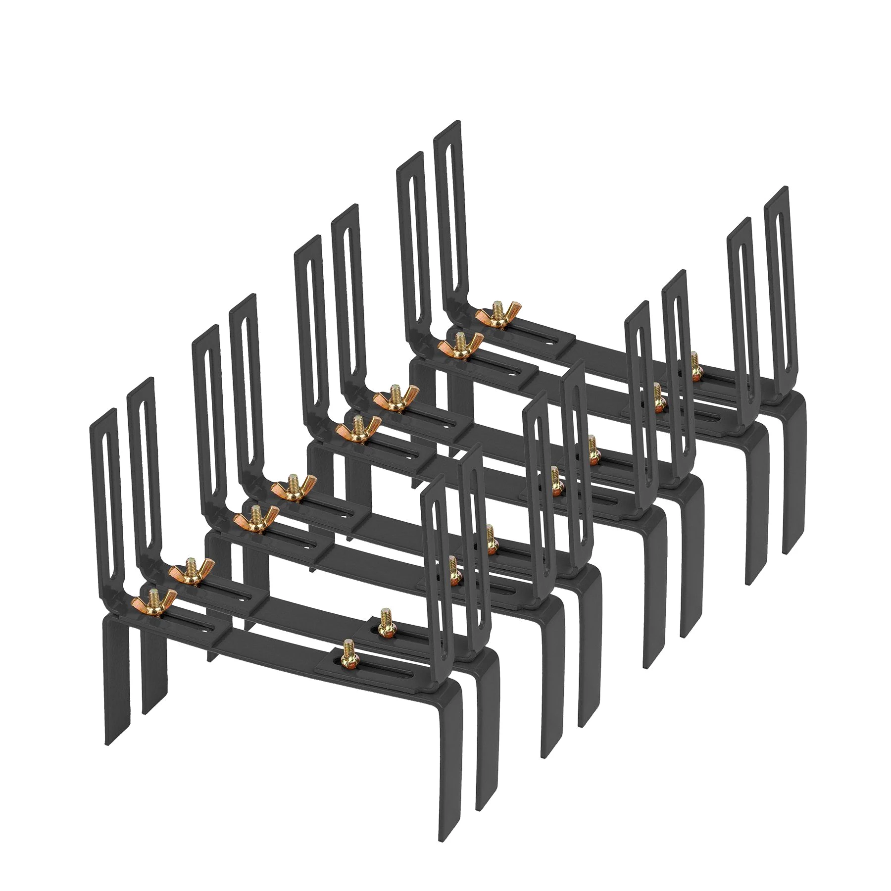 BigDean Blumenkastenhalter Standard H-Form Kasten Halter Balkonkastenhalter, 4-St.